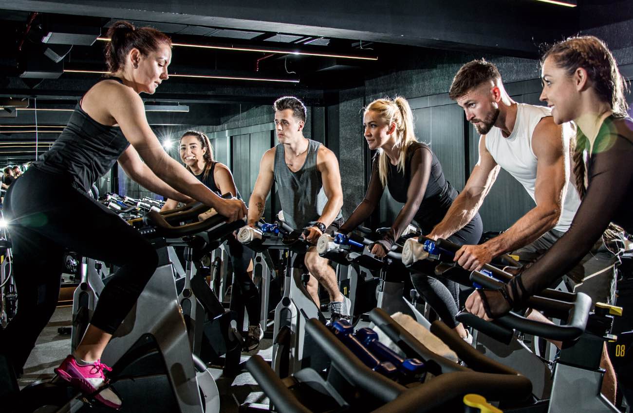 indoor group cycling